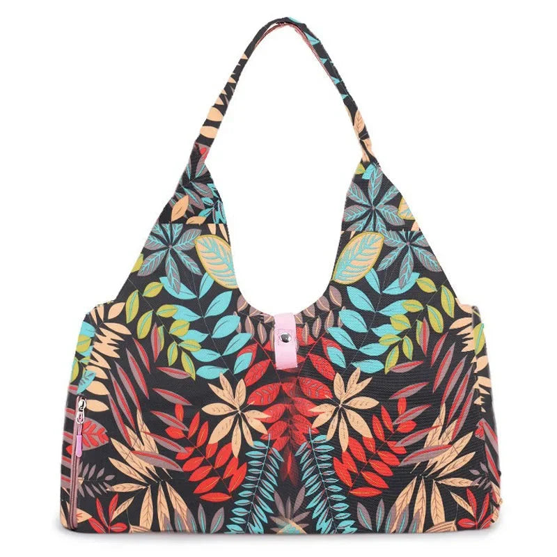 Women's Large Capacity Travel Handbag with Multiple Pockets