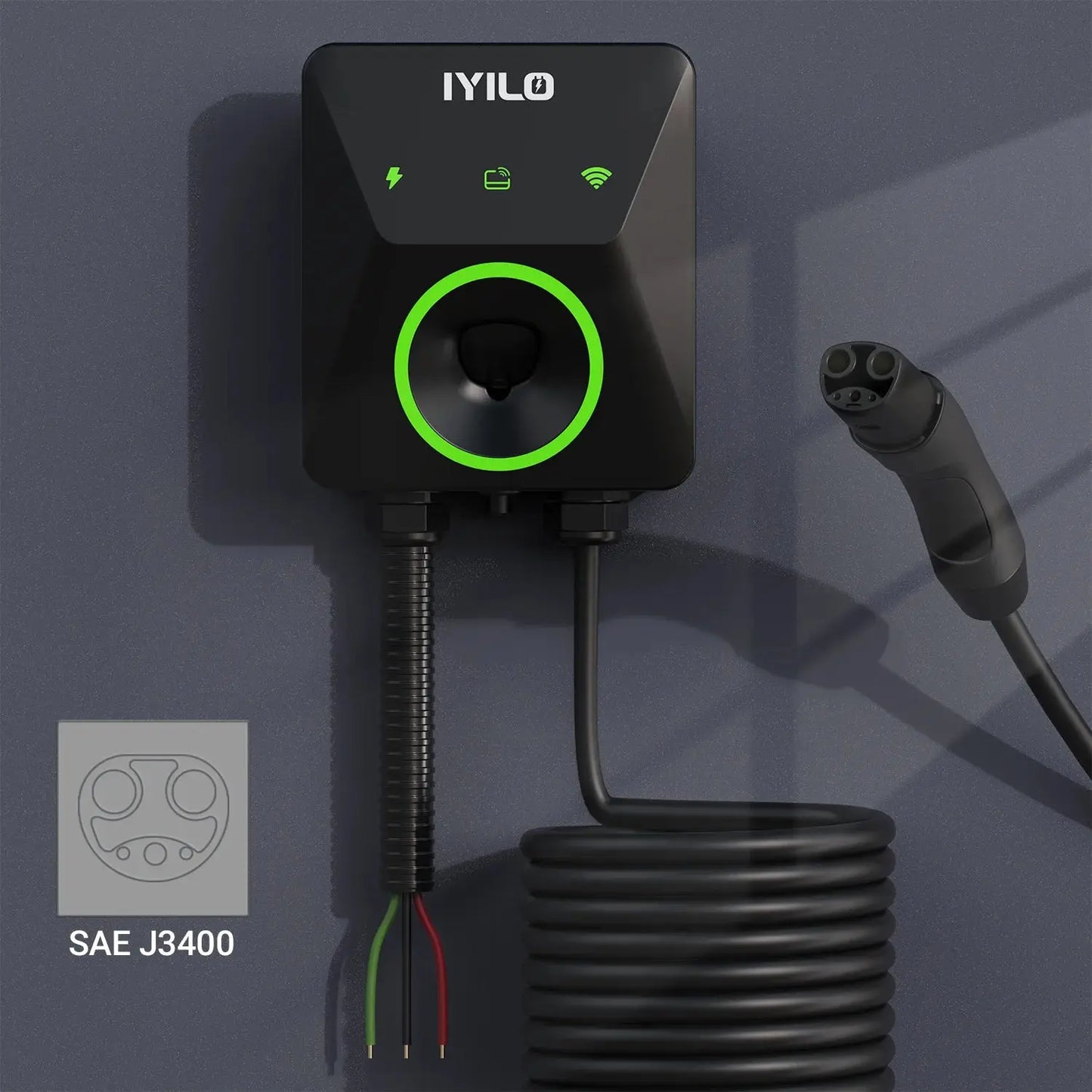 Level 2 EV Charger NACS (J3400)Hardwired – 48A