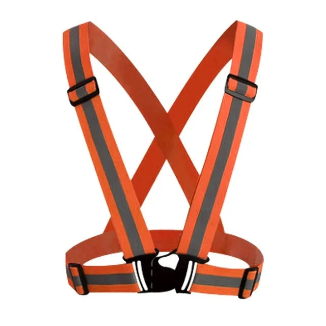 Durable Reflective Safety Vest for Nighttime Activities