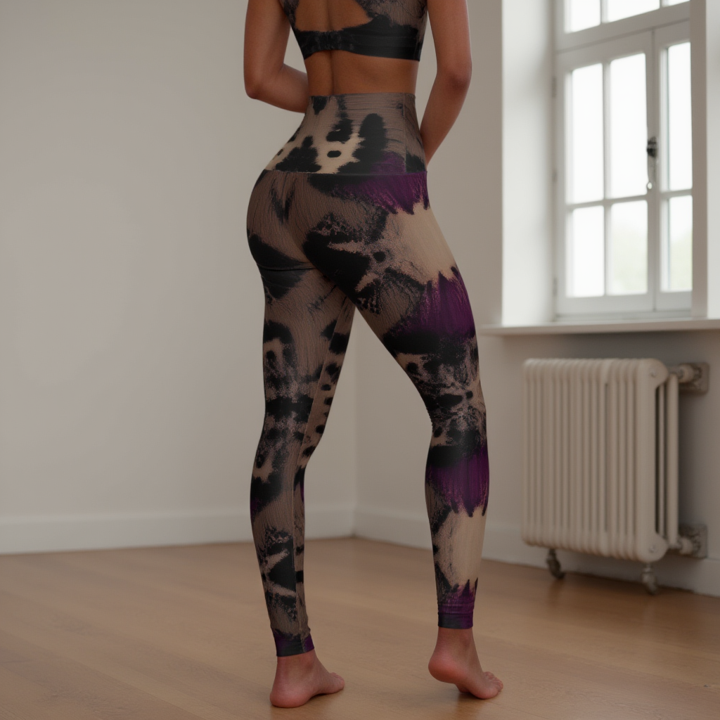 Shibori Butterfly High Waisted Leggings