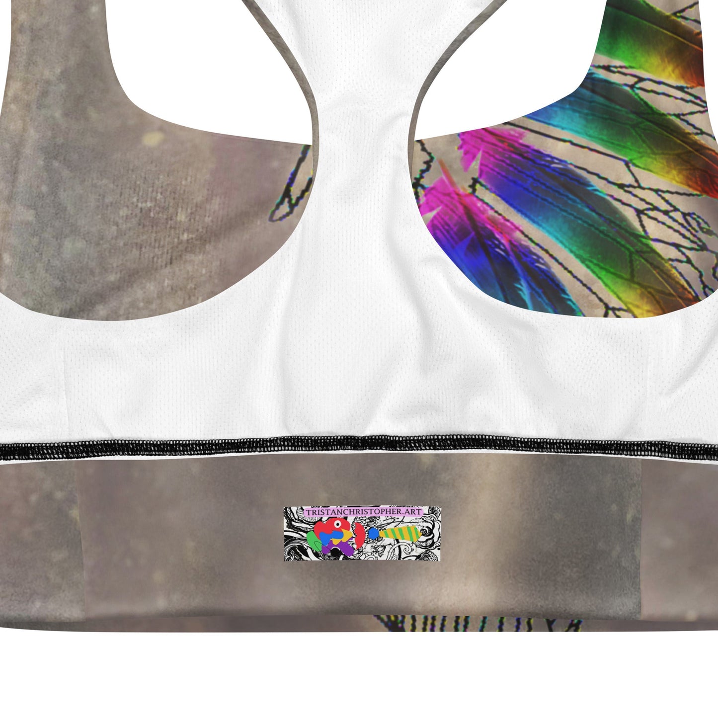 Hazey Breeze Longline Sports Bra