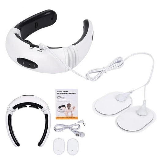 Electric Cervical Pulse Neck Massager Muscle Relax Massage Magnetic Therapy US