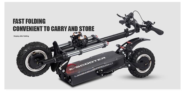 High Safety Level Two-wheeled Intelligent Balance Electric Long-range Electric Off-road Scooter