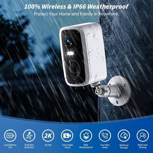 Hot Sale Low Power Wireless Solar Panel Network Camera Rechargeable Battery Outdoor Security