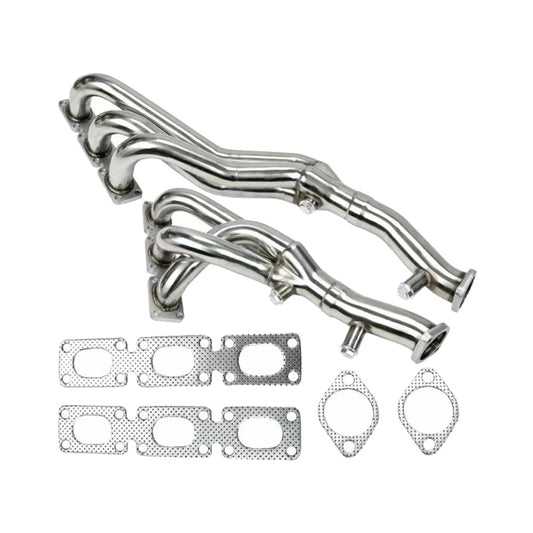 Exhaust Header For BMW E46 E39 Z4 01-06 2.5L 2.8L 3.0L L6 Ban The Sale Of Amazon&Temu