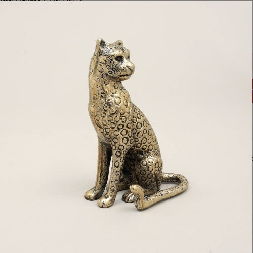 Decorative JaguarSculpture-Animal Figurine-5.5x3.5x8.5