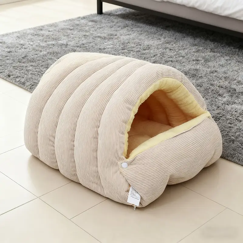 Winter Warm Pet Sleeping Nest Four Seasons Soft Cat Cave Bed for Cats & Small Dogs