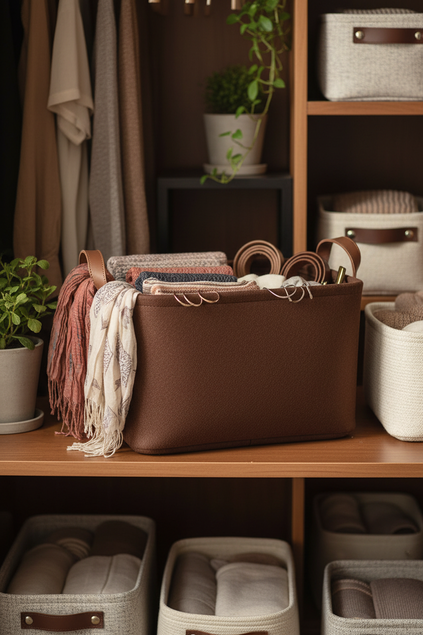 Felt Storage Basket – 4 Colors & 3 Sizes