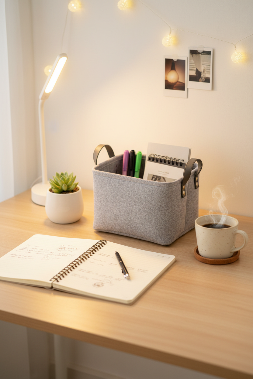 Felt Storage Basket – 4 Colors & 3 Sizes