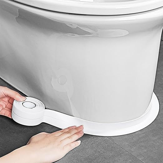 Bath & Kitchen Caulk Tape Sealant Strip, PVC Self-Adhesive Tub & Wall Sealing Tape, Shower Tile Sealer   -2PCS-Selling On Temu Is Prohibited