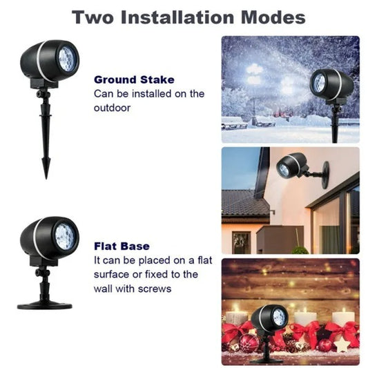 Christmas Snowflake LED Floodlight
