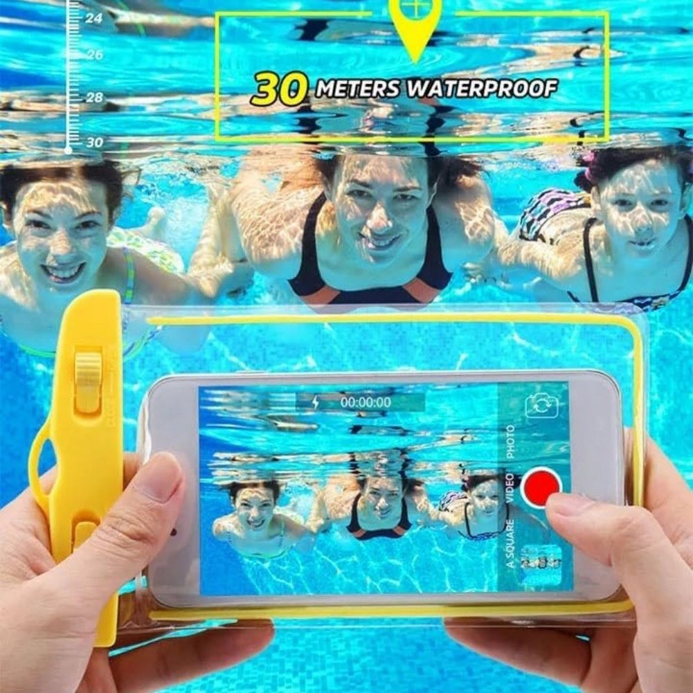 2 Packs Waterproof Phone Pouch For Drifting Diving Swimming, Underwater Dry Bag Case Cover For Phone