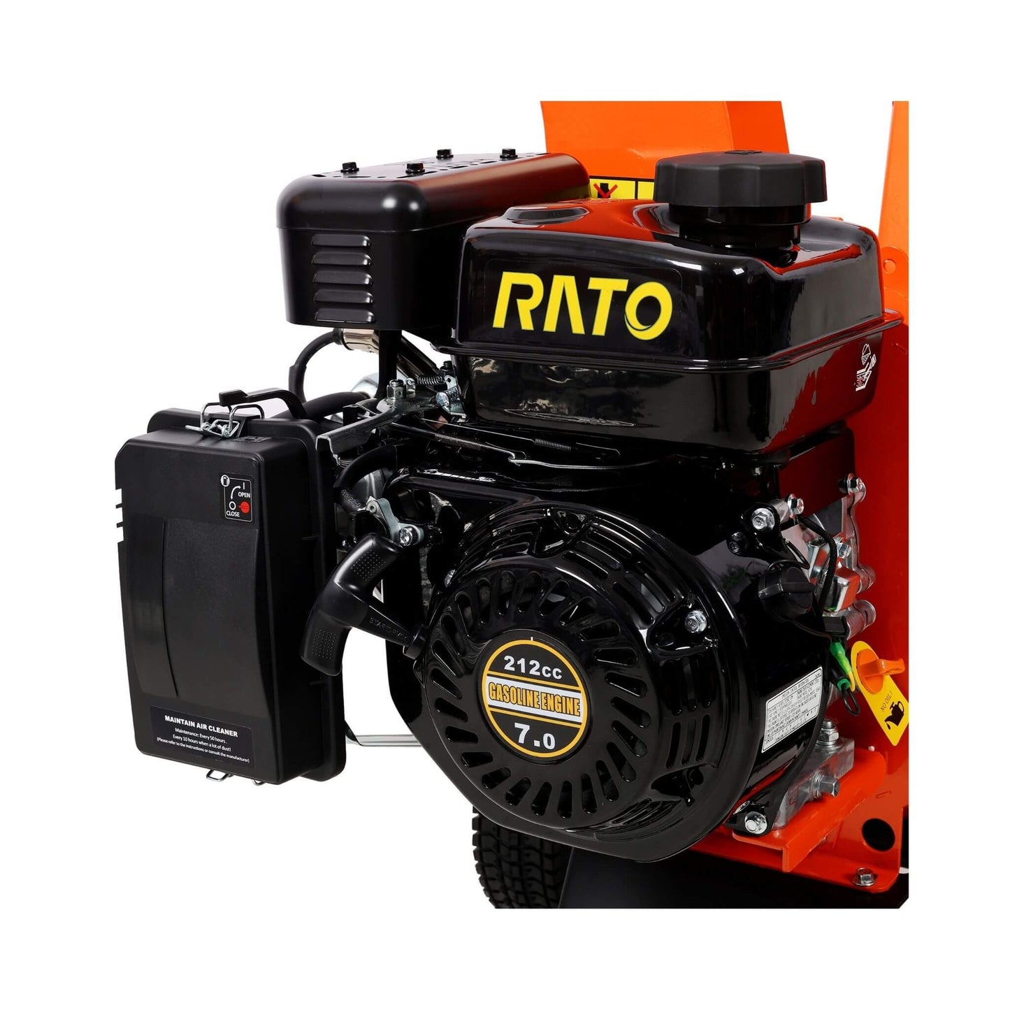 Heavy-Duty 7HP 212CC Gas Wood Chipper Shredder Mulcher (SAK59184)