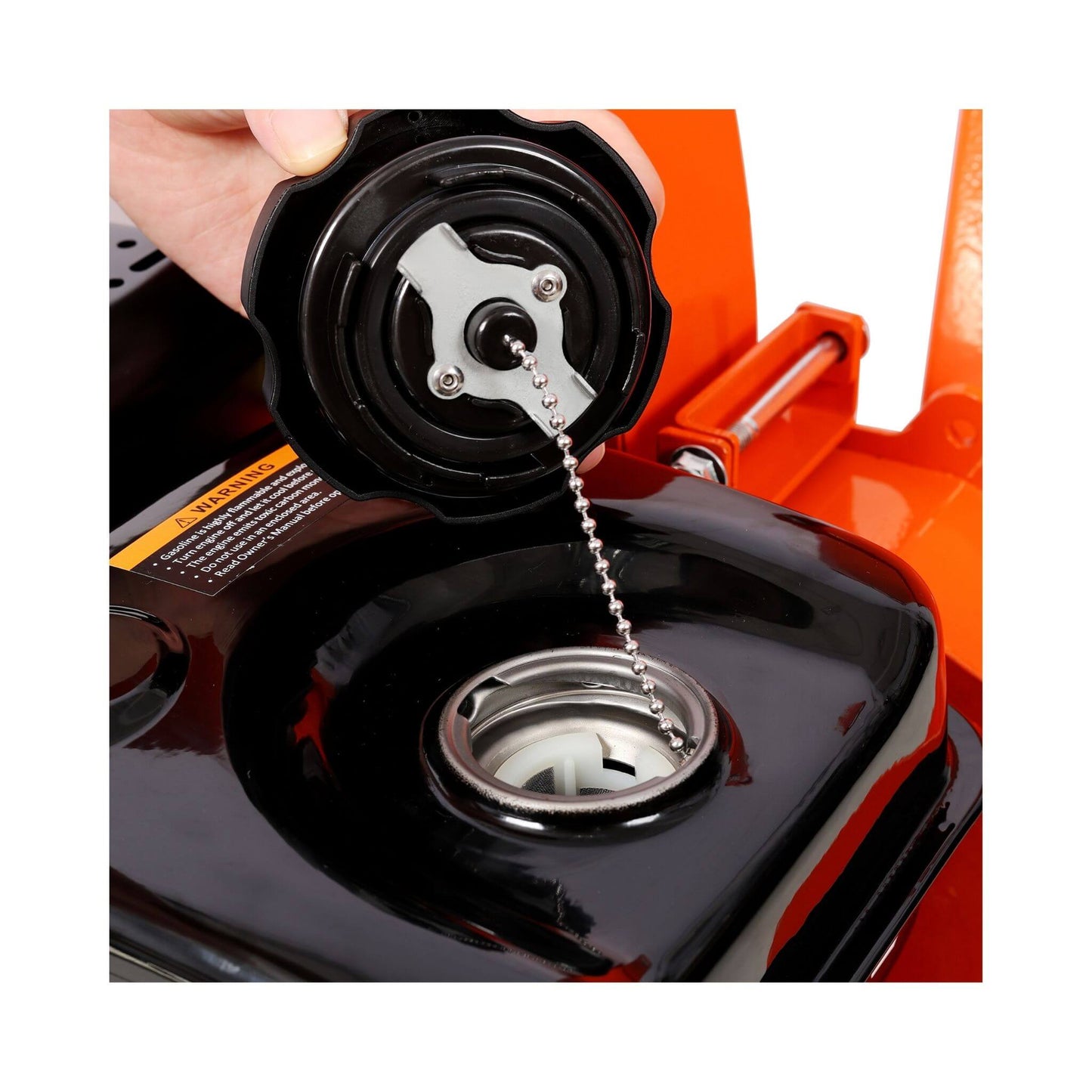 Heavy-Duty 7HP 212CC Gas Wood Chipper Shredder Mulcher (SAK59184)