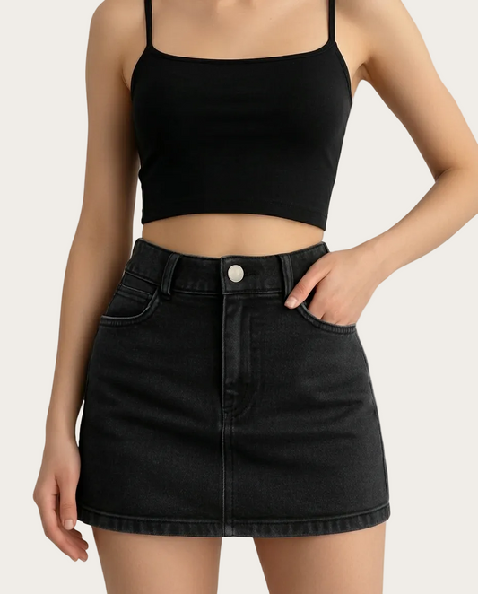 Rebel Denim Skirt