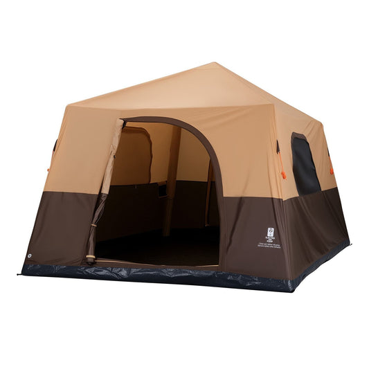 Inflatable 8-Person Cabin Camping Tent with Rechargeable Pump