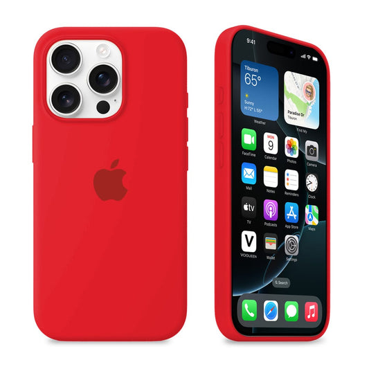 iPhone Silicone Case (Red)