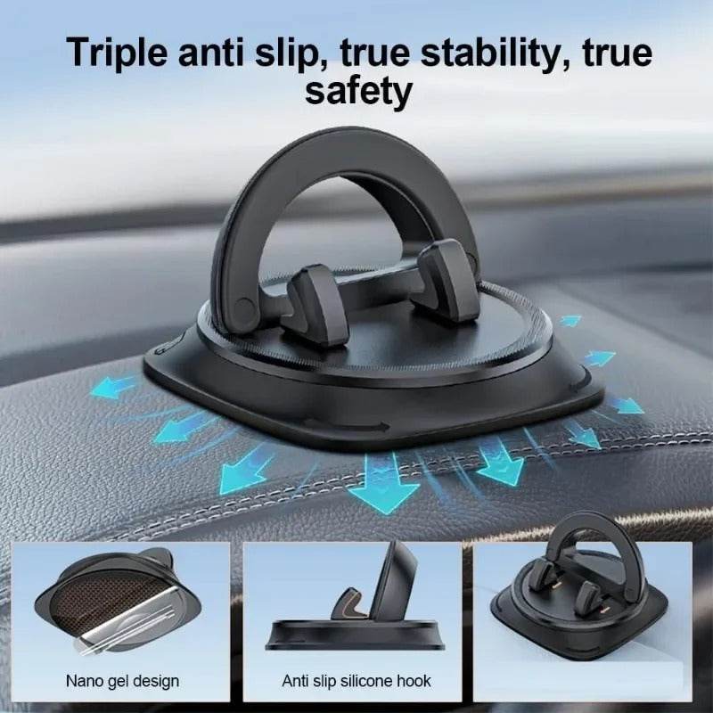 360° Universal Car Dash Mount – Secure Phone Holder