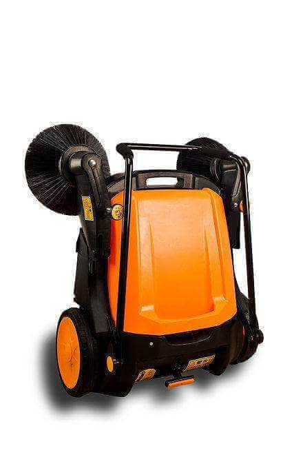 RT980 38" Dual Spin Manual Push Floor Sweeper, Up to 38000 Sqft/h Working Efficiency