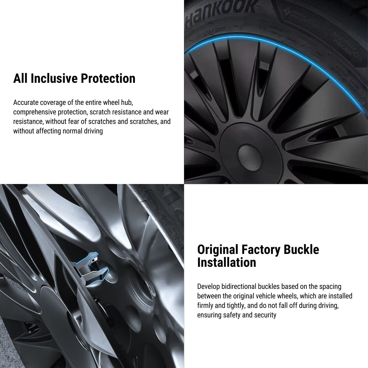 19″ Performance Hub Caps For Model Y (4PCS)