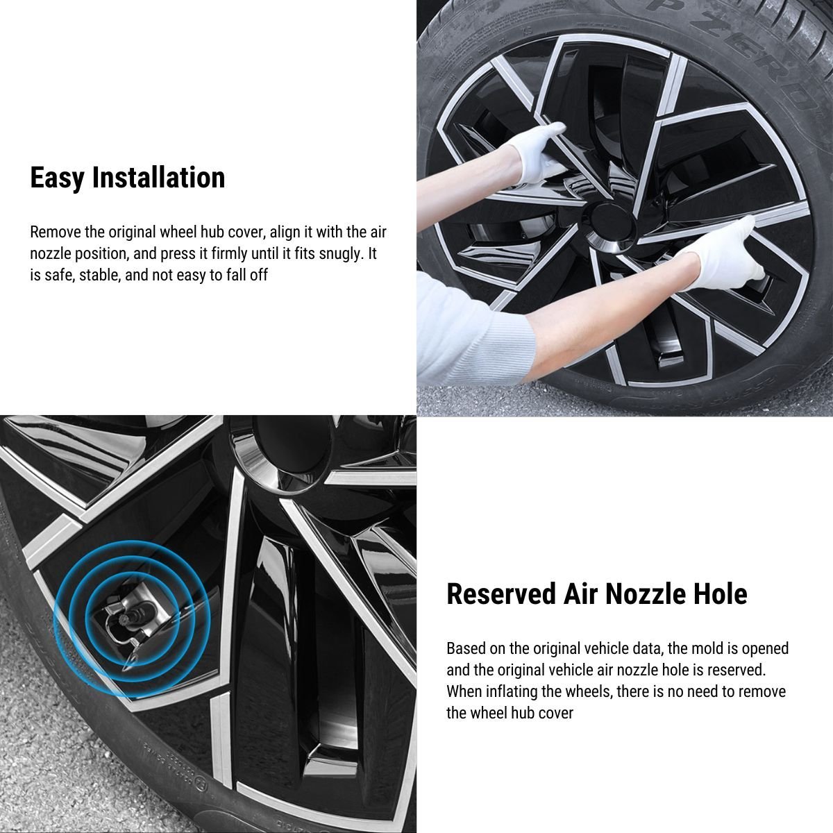 19″ Trinan Wheel Covers for Model Y (4PCS)