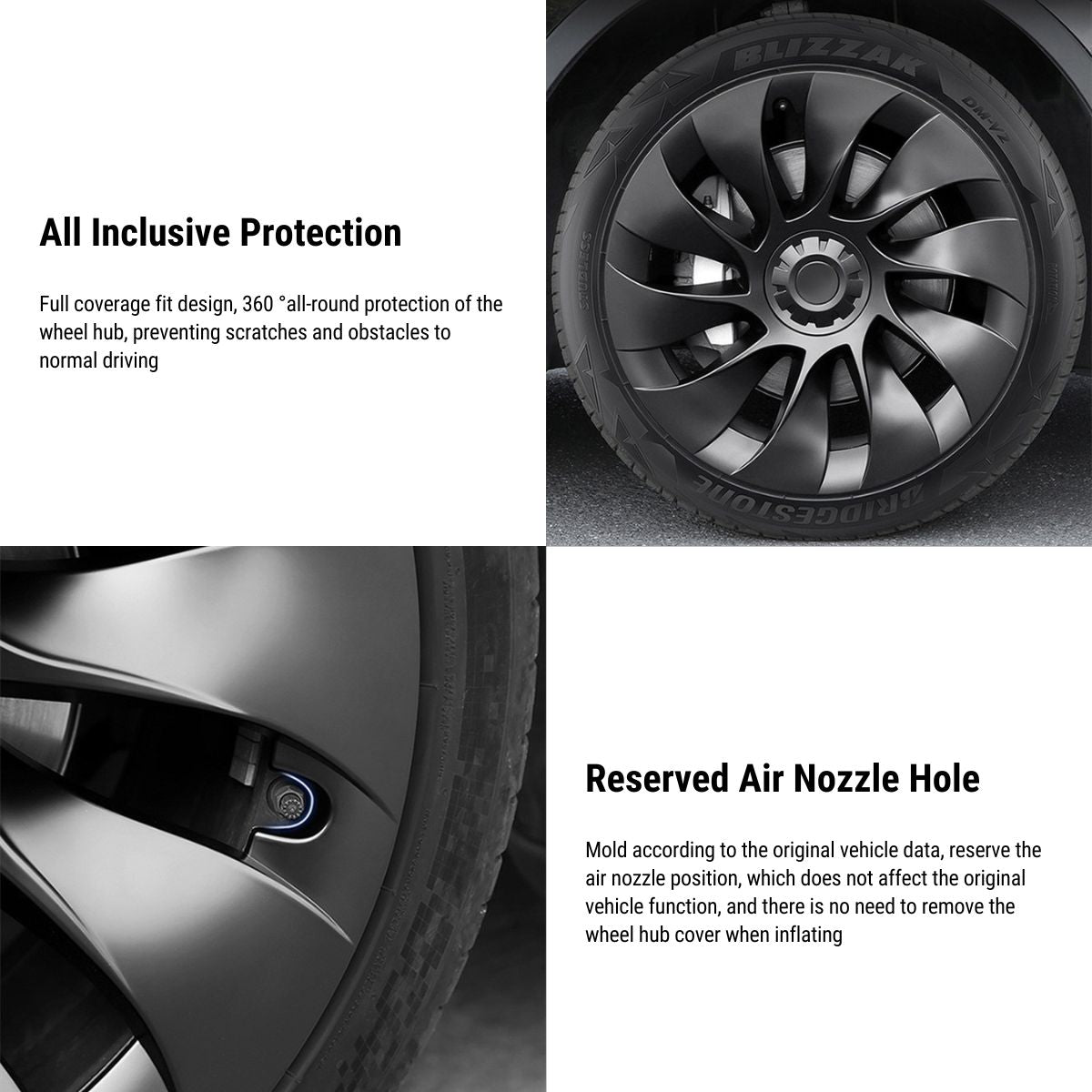 20″ Wheel Cover For Tesla Model Y (4PCS)