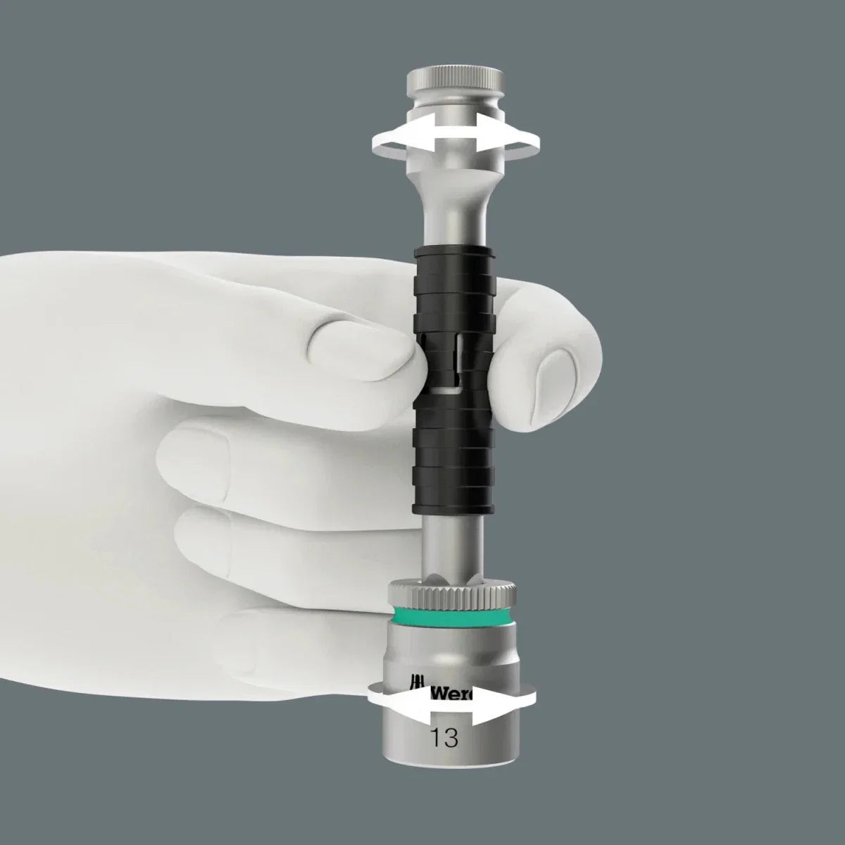Wera 8100 SA 15 Zyklop Comfort Ratchet Set, 1/4" Drive, Imperial (SAE), 28 Piece (05005542001)