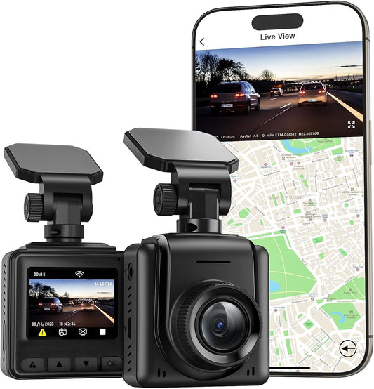 2K WiFi Smart Dash Cam